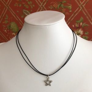 Handcrafted Silver Star Necklace